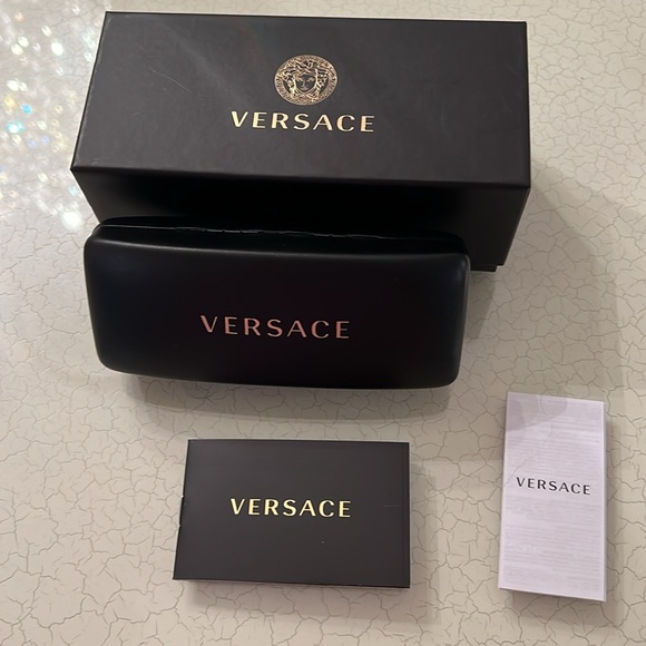NWB CASE VERSACE Medium Black Sunglasses/Eyeglasses - Picture 6 of 6